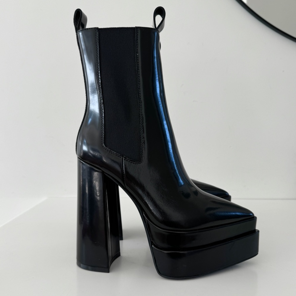 🏷️ SOLD • BROWNS • B2 Bowden Platform Boots in Black • 5 - Picture 3 of 16